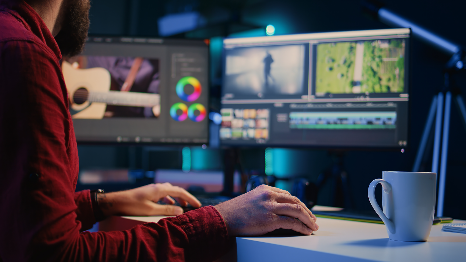 Post production desk